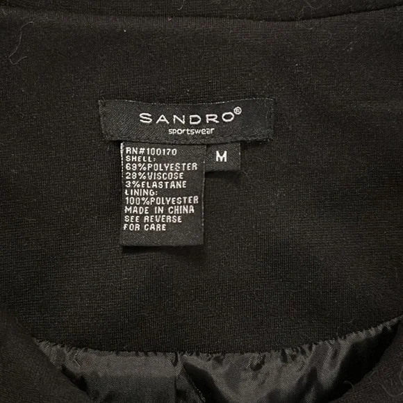 Sandro Black Evening Jacket - Picture 4 of 8